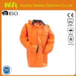 Hi Vis Men's Orange Waterproof Surrey Rain Jacket