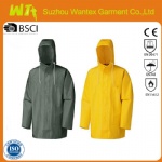 100% polyester welded seams pu coated rain jacket
