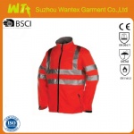 High Vis Red Softshell Jacket