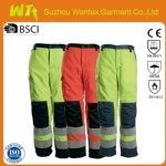 EN 20471 GO/RT 3279 Work trousers Polycotton high viz knee patch work pants