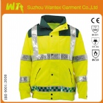 Ambulance winter men's waterproof and windproof safety Jacket